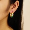 O1CN01PfNT1w25wjSNNvA42_3529117591-0-cib.jpg Stainless Steel Curved Zirconia Earrings 764653590602