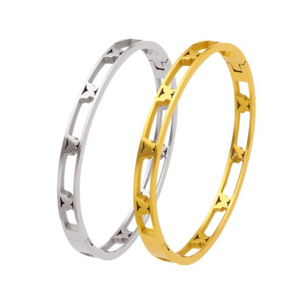 O1CN01PkCcHo25wjUiDuuVk_3529117591-0-cib.jpg Stainless Steel Butterfly Bangle 798803621248