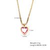 O1CN01PmoHAI25wjRTZe3tB_3529117591-0-cib.jpg Stainless Steel Enamel Heart Necklace 755219394918