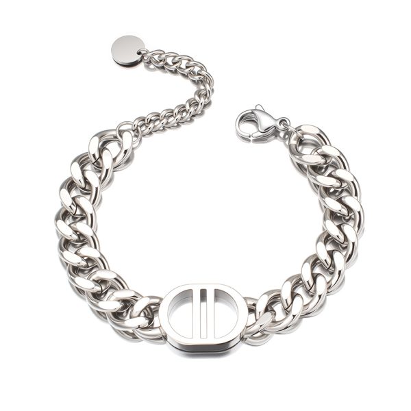 O1CN01PoxAoQ25wje76s0G7_3529117591-0-cib.jpg Stainless Steel Letter Chain Bracelet 1003356060894