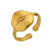 Stainless Steel Star Rhinestone Ring 794390956555