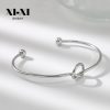 O1CN01QbePtc25wjbit3B7a_3529117591-0-cib.jpg Stainless Steel Knot Open Bangle 948808921290