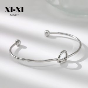 Stainless Steel Knot Open Bangle 948808921290