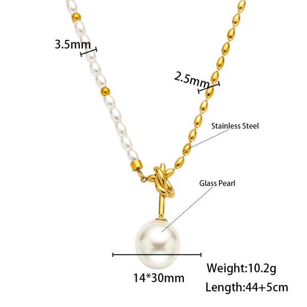 O1CN01QtSUw625wjbJ1hM4e_3529117591-0-cib.jpg Stainless Steel Pearl Teardrop Necklace 941040873016