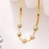 O1CN01QxAn2f25wjRYDQGgW_3529117591-0-cib.jpg Stainless Steel Zirconia Double Layer Necklace 754852880311
