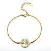O1CN01R1cLE125wjWOT9mL7_3529117591-0-cib.jpg Stainless Steel Tree of Life Bracelet 830246769337