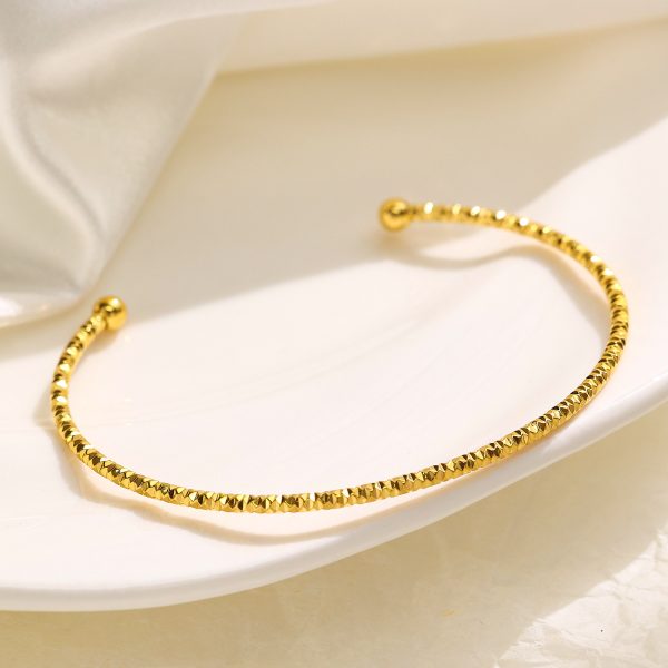 O1CN01RESAQg25wjRmalmtG_3529117591-0-cib.jpg Stainless Steel Zirconia Open Bangle 758118468316