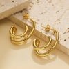 O1CN01RHysUz25wjUyWzAfd_3529117591-0-cib.jpg Stainless Steel C Shaped Earrings 803820872983