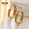 O1CN01ROgipd25wjbseq1Vw_3529117591-0-cib.jpg Stainless Steel Pave Hoop Earrings 775721046650