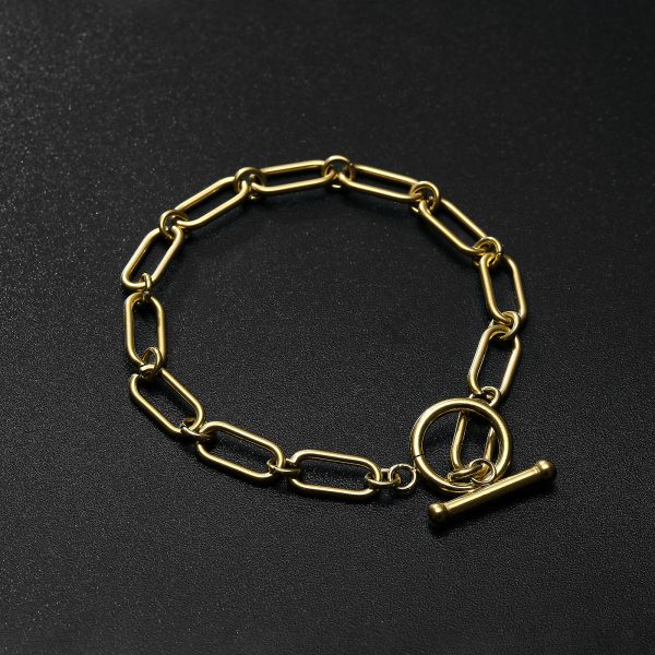 O1CN01S148La25wjD5WDWeS_3529117591-0-cib.jpg Stainless Steel Interlocking Bracelet 643840694665