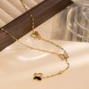 O1CN01S4yv5n25wjZY3japl_3529117591-0-cib.jpg Stainless Steel Mother of Pearl Butterfly Necklace 893616362720