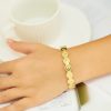 O1CN01SIXC4F25wjQwSQlFg_3529117591-0-cib.jpg Stainless Steel Sunflower Coin Bracelet 749043705042