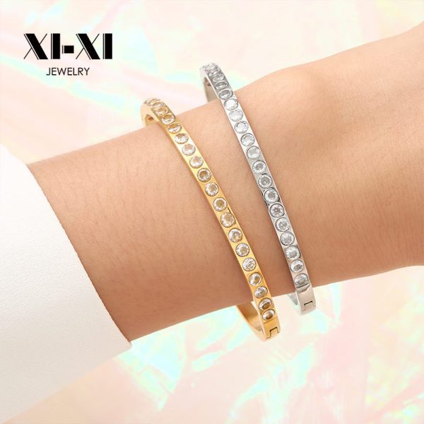 O1CN01SSopwm25wjbkvrtyb_3529117591-0-cib.jpg Stainless Steel Heart Zirconia Bangle 659819666169