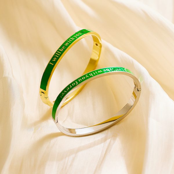 O1CN01ScUQyT25wjLFi7zk1_3529117591-0-cib.jpg Stainless Steel Enamel Bangle 696695523684