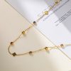 O1CN01SgyvEB25wjbnkgYbg_3529117591-0-cib.jpg Stainless Steel Four Leaf Clover Necklace 951714578882