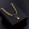 O1CN01TBk6Il25wjBsVMYi6_3529117591-0-cib.jpg Stainless Steel Lock Pendant Necklace 636078144706