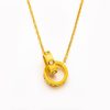 O1CN01TItsVA25wjY8kUKVA_3529117591-0-cib.jpg Stainless Steel Rhinestone Double Ring Necklace 857225386139