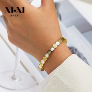 Stainless Steel Honeycomb Bracelet 778110023588
