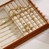 O1CN01TTkAna25wjd3MKZ0B_3529117591-0-cib.jpg Stainless Steel Clover Bracelet 982831326903