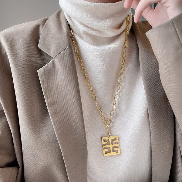 O1CN01TkJUtD25wjZp3nCcf_3529117591-0-cib.jpg Stainless Steel Irregular Pendant Necklace 900574336327