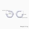 O1CN01TpD4EF25wjS71YUMU_3529117591-0-cib.jpg Stainless Steel Triple Layer Earrings 761898625006
