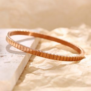 Stainless Steel Lattice Bangle 974667049189