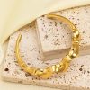 O1CN01UDs2UQ25wjZbc2TWn_3529117591-0-cib.jpg Stainless Steel Wave Open Bangle 895480864077