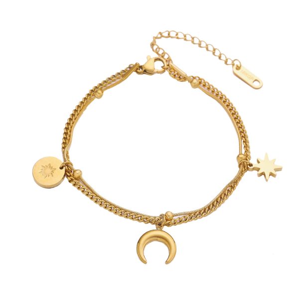 O1CN01ULEGHy25wjUXGzl47_3529117591-0-cib.jpg Stainless Steel Moon Charm Bracelet 798181136470