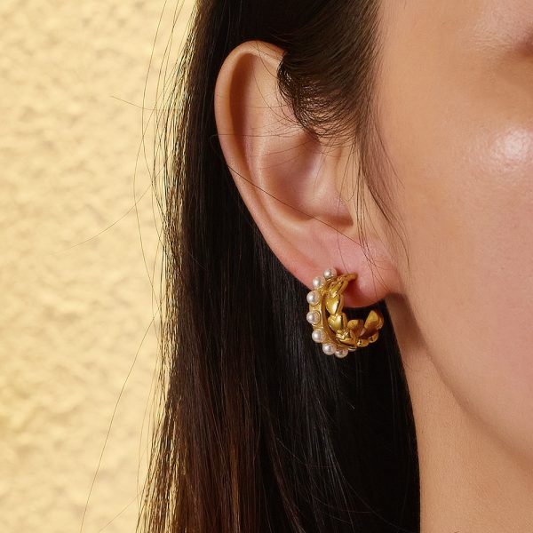 O1CN01UbubFW25wjRTlTTrV_3529117591-0-cib.jpg Stainless Steel Pearl Hoop Earrings 756784087822