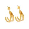 O1CN01UlQTeW25wjO2lch8l_3529117591-0-cib.jpg Stainless Steel Twist Hoop Earrings 724415240593