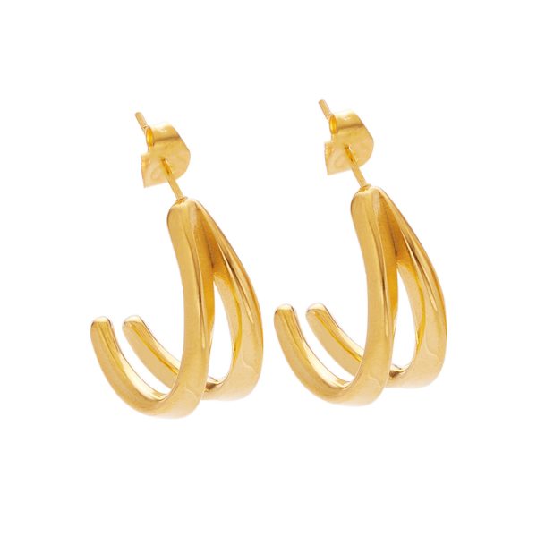 O1CN01UlQTeW25wjO2lch8l_3529117591-0-cib.jpg Stainless Steel Twist Hoop Earrings 724415240593