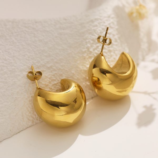 O1CN01Utvvva25wjUbzsoZy_3529117591-0-cib.jpg Stainless Steel Teardrop Dome Earrings 797234732790