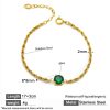 O1CN01Uw46zr25wjbouHwwL_3529117591-0-cib.jpg Stainless Steel Teardrop Glass Bracelet 914668551626
