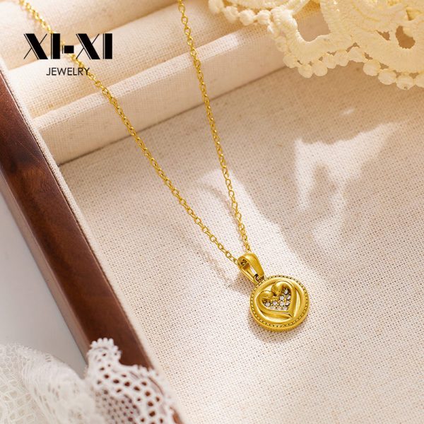 O1CN01V64QCg25wjbtkQuR6_3529117591-0-cib.jpg Stainless Steel Rhinestone Heart Necklace 768709683157