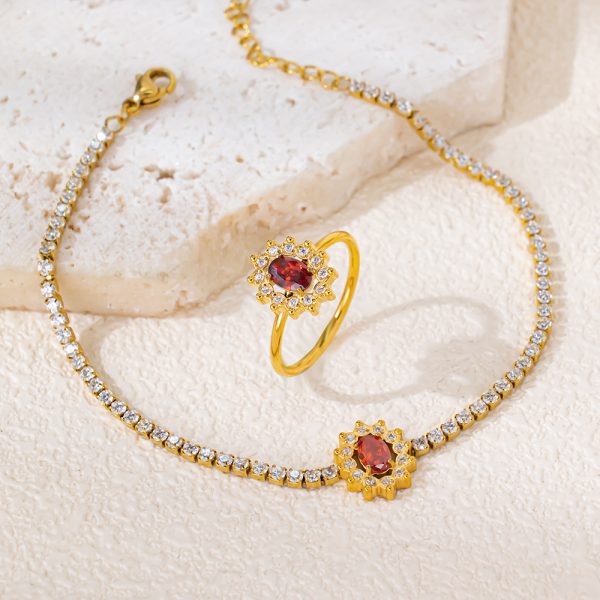 O1CN01VDOMyi25wjfyqjyQO_3529117591-0-cib.jpg Stainless Steel Zirconia Bracelet Set 1053004320509