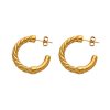 O1CN01VRM37w25wjUeVwtv7_3529117591-0-cib.jpg Stainless Steel Twisted C Earrings 797927611503