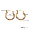 O1CN01W4s2lw25wjO1dai5G_3529117591-0-cib-3.jpg Stainless Steel Rhinestone Crescent Earrings 724369464612