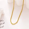 Stainless Steel Bead Chain Necklace 752041440911