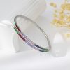 Stainless Steel Stretch Rhinestone Bracelet 894422963126