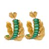 O1CN01WL1b9s25wjboEv3hV_3529117591-0-cib.jpg Stainless Steel Twist Rhinestone Earrings 724407180677