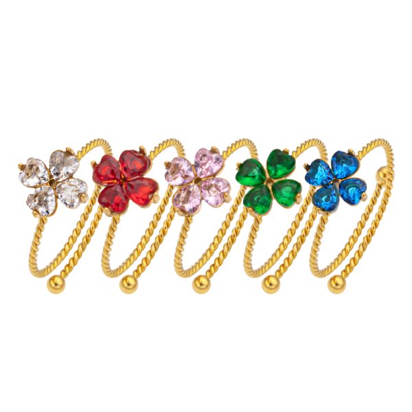 O1CN01Wg2J4C25wjZdvp1aG_3529117591-0-cib.jpg Stainless Steel Flower Ring 894549139594