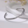 O1CN01WlIeeE25wjTgw92v6_3529117591-0-cib.jpg Stainless Steel Irregular Open Bangle 778420846694