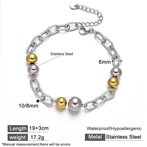 O1CN01WlycKd25wjblc2NVJ_3529117591-0-cib.jpg Stainless Steel Bead Chain Bracelet 919615571535