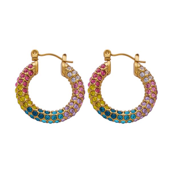 O1CN01X3Qt8p25wjNzZHsFp_3529117591-0-cib.jpg Stainless Steel C Shaped Rhinestone Earrings 724510524953