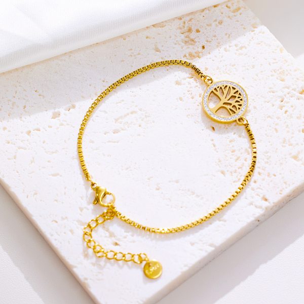 O1CN01XBntHE25wjWRoy38I_3529117591-0-cib.jpg Stainless Steel Tree of Life Bracelet 830246769337