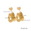 O1CN01XRdFau25wjbqOEzp4_3529117591-0-cib.jpg Stainless Steel Twist Hoop Earrings 724415240593