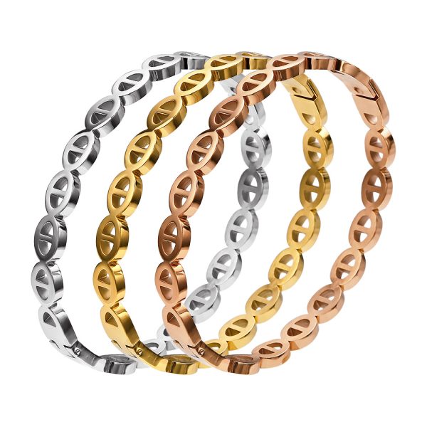 O1CN01XSzz3Z25wjQJMhN05_3529117591-0-cib.jpg Stainless Steel Pig Nose Bracelet 744175709517