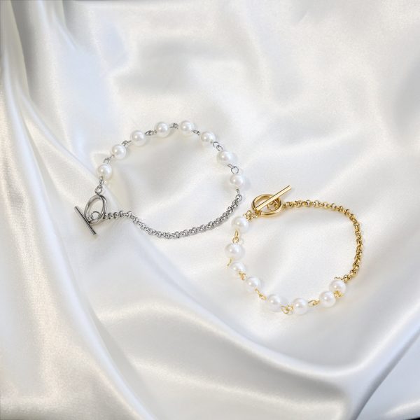 O1CN01XULh8w25wjD6gVI6l_3529117591-0-cib.jpg Stainless Steel Pearl Splice Bracelet 644031079989