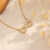 O1CN01XsdSmK25wjZYHCx9H_3529117591-0-cib.jpg Stainless Steel Figure 8 Necklace 894416196241