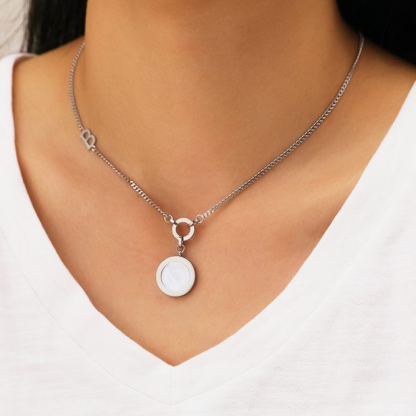 O1CN01XtA0Qr25wjW3Pb9JY_3529117591-0-cib.jpg Stainless Steel Mother of Pearl Round Necklace 824399838884